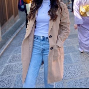 Woman’s New Look Camel / Tan Coat